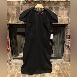 Small Hugo Boss Women Black Knee High Dress